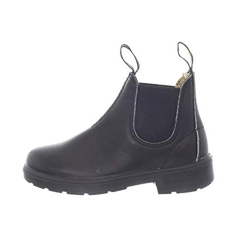 BLUNDSTONE BLUNNIES LEATHER PULL-ON BOOT black side view