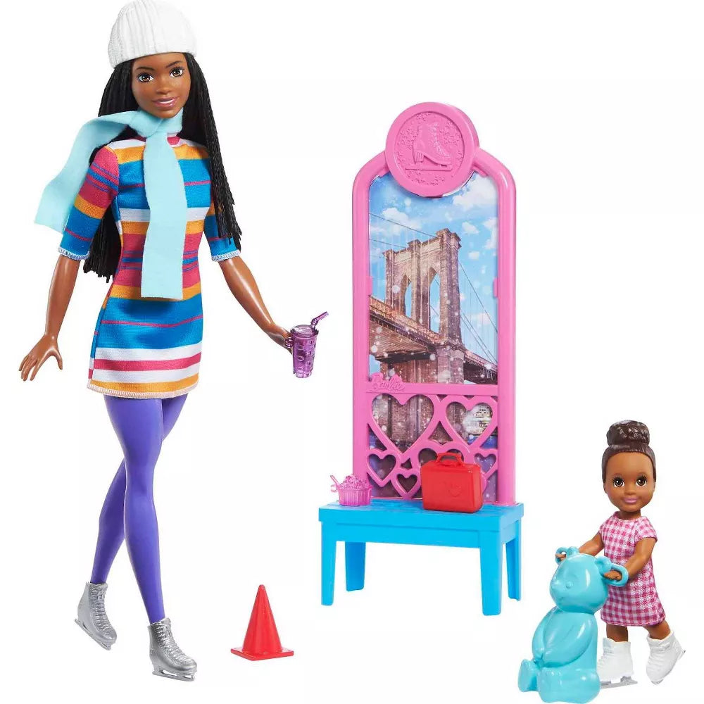 Barbie "Brooklyn" Roberts Ice Skating Playset from Barbie Life In The City