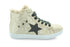 Hoo Shoes Arias Fur Star Lace High Top (Little Kid/Big Kid)