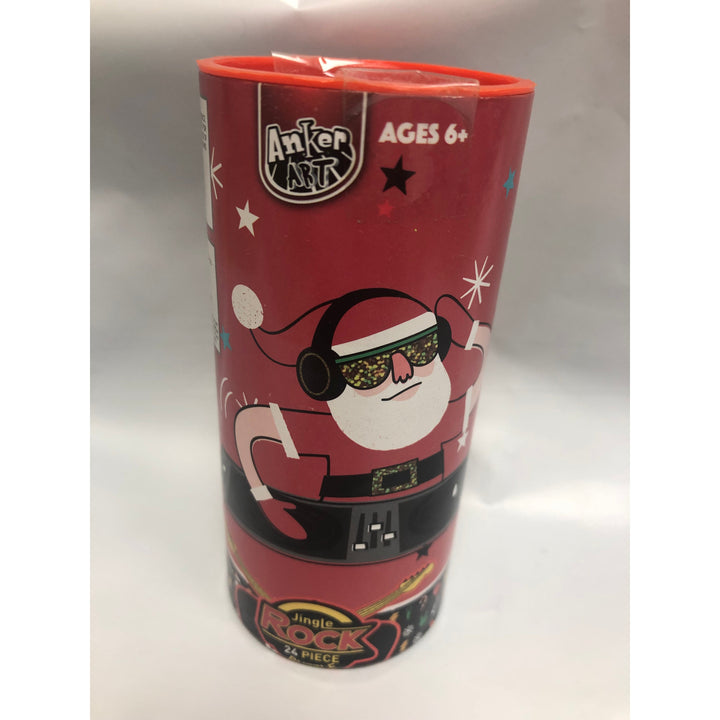 24 piece Christmas puzzles in tube-Assorted - 1 per order