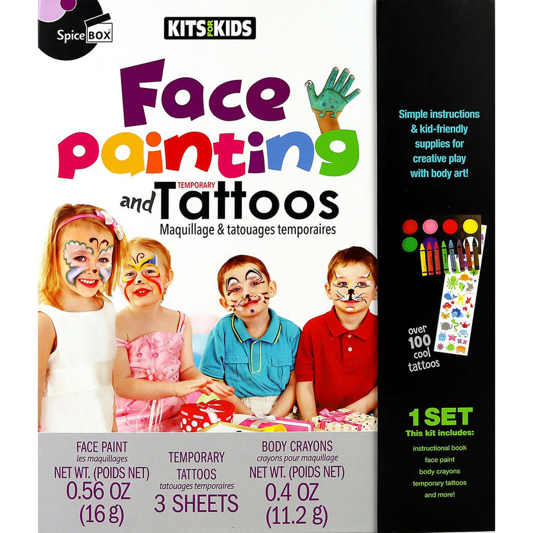 SpiceBox Kits for Kids Face Painting and Tattoos