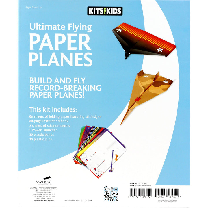 Spice Box Kids For Kids Ultimate Flying Paper Planes