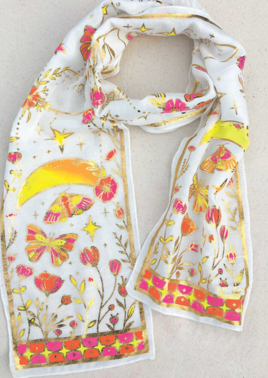 Wish*Craft Mystical Moons Paint a Scarf