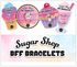 Sugar Shop Stretchy BFF Bracelet 2 per card-Assorted