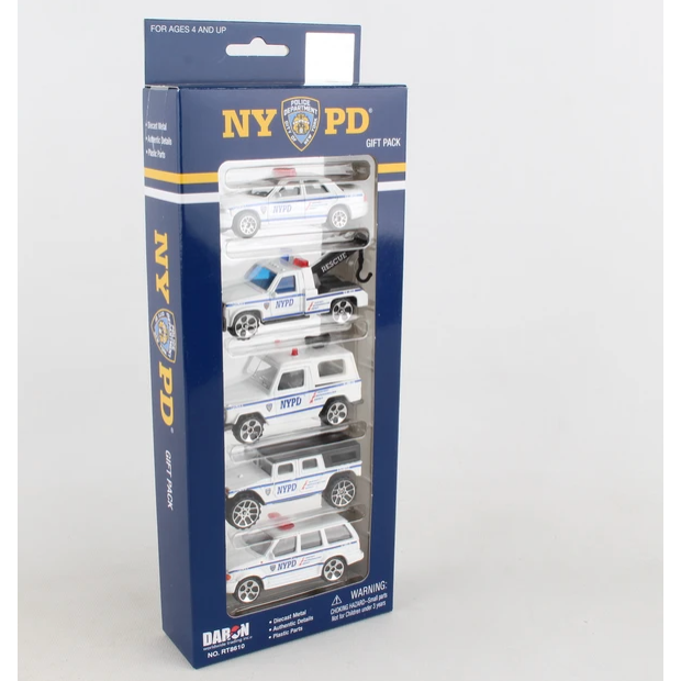 Daron NYPD 5 Piece Vehicle Gift Set