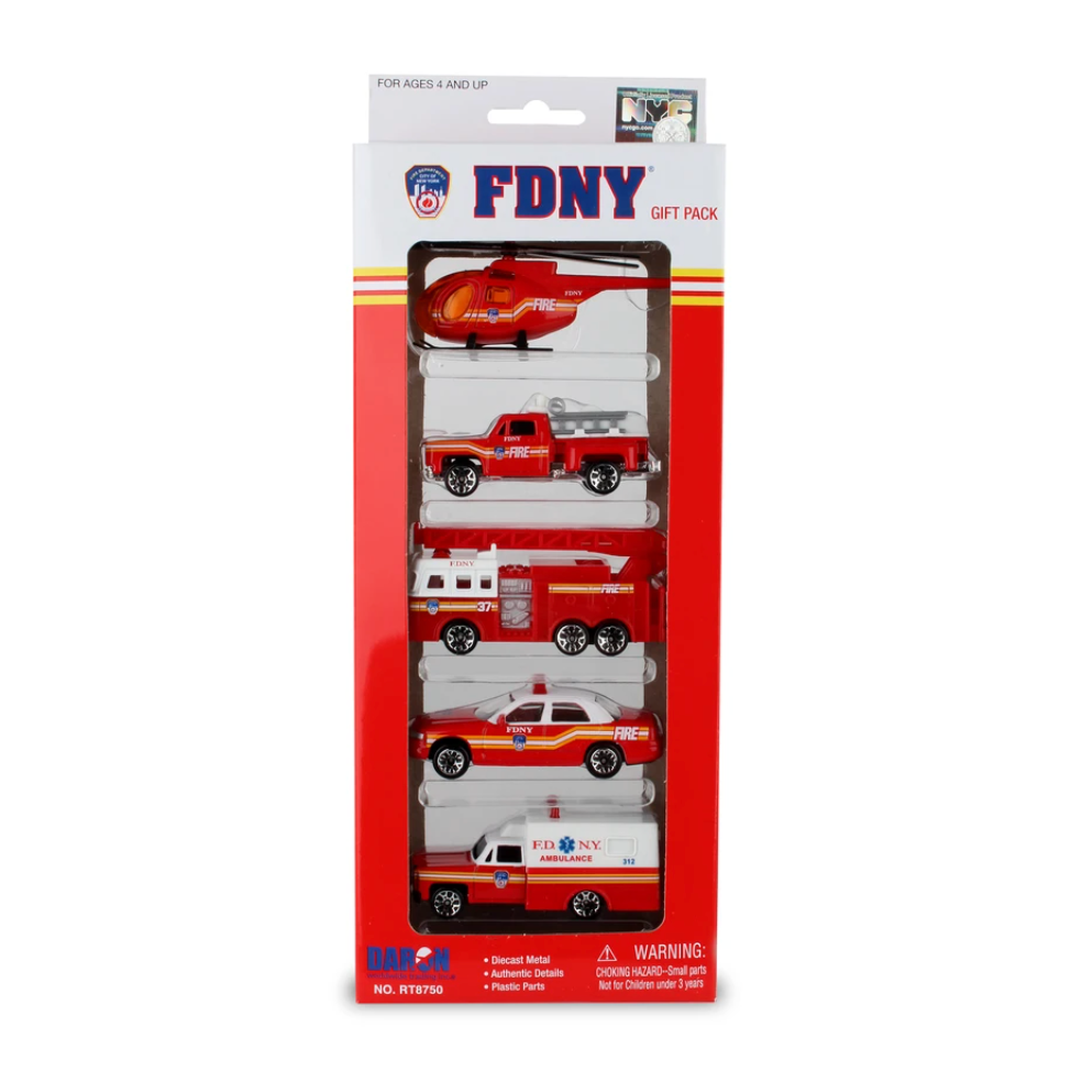 Daron FDNY 5 Piece Vehicle Gift Set