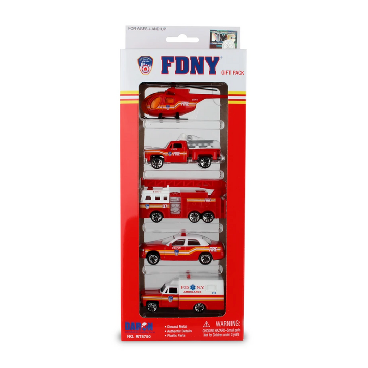 Daron FDNY 5 Piece Vehicle Gift Set