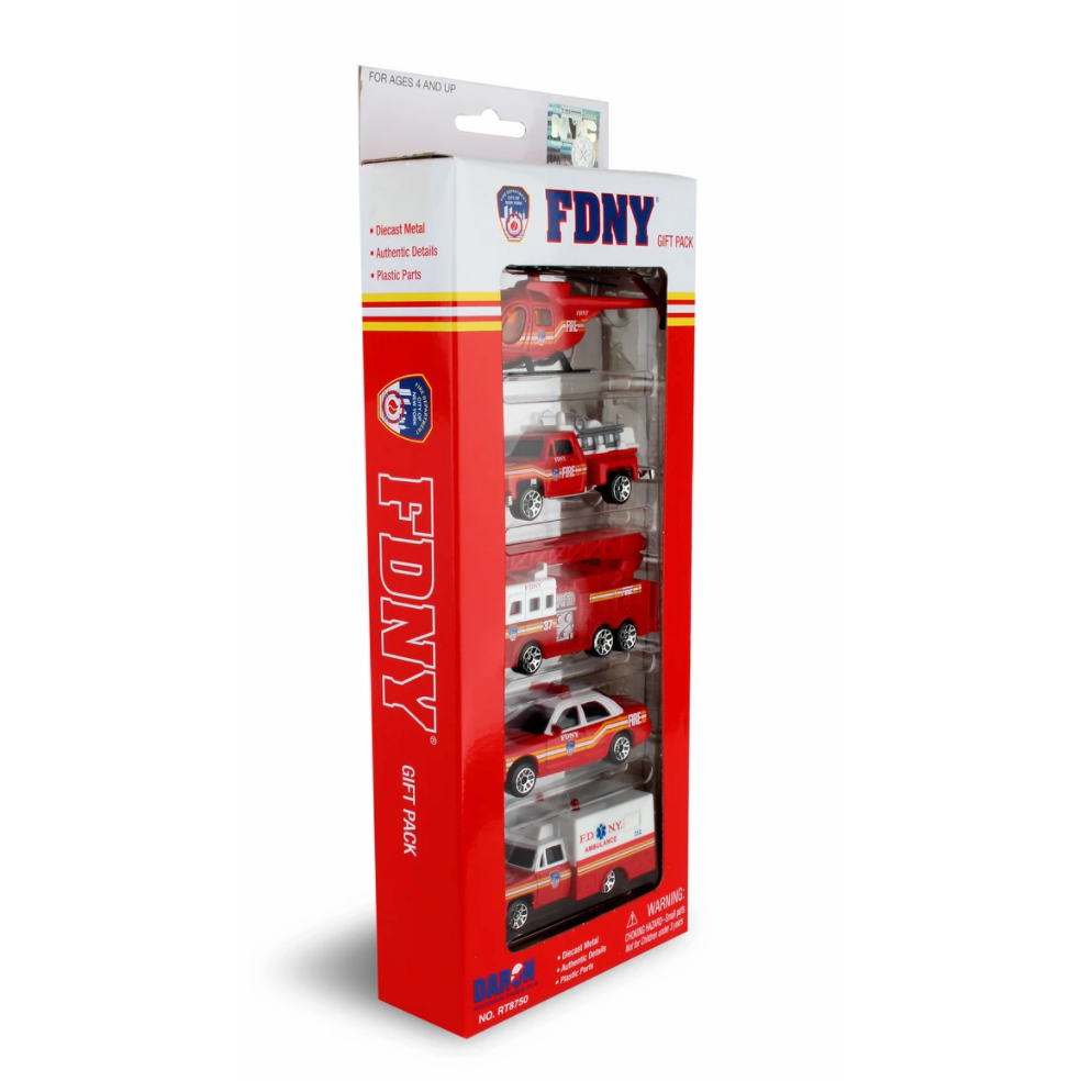 Daron FDNY 5 Piece Vehicle Gift Set