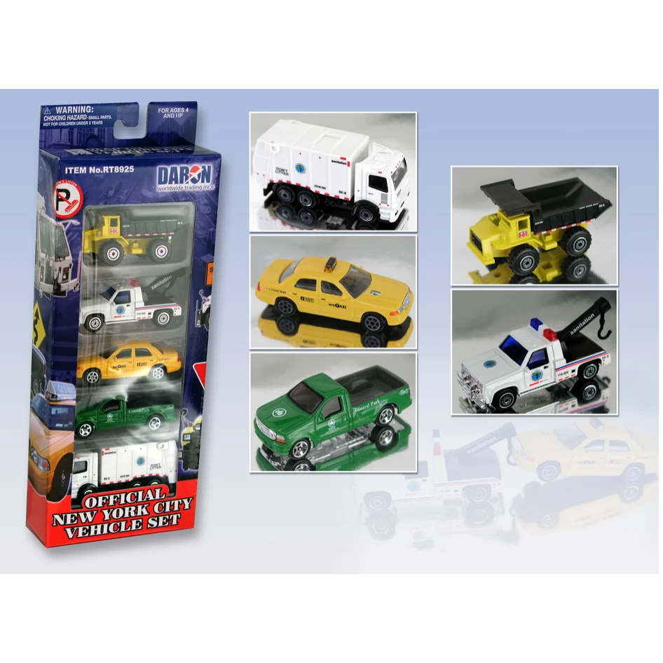 Daron New York City Official 5 PC Vehicle Set
