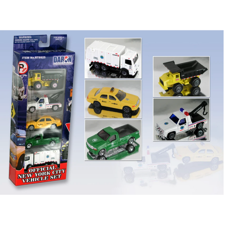 Daron New York City Official 5 PC Vehicle Set