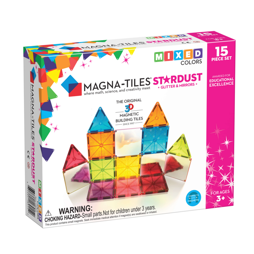 Magna-Tiles Stardust 15 Piece Set