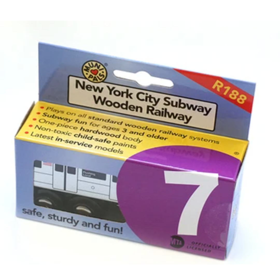 New York City Subway Wooden Railway by Munipals