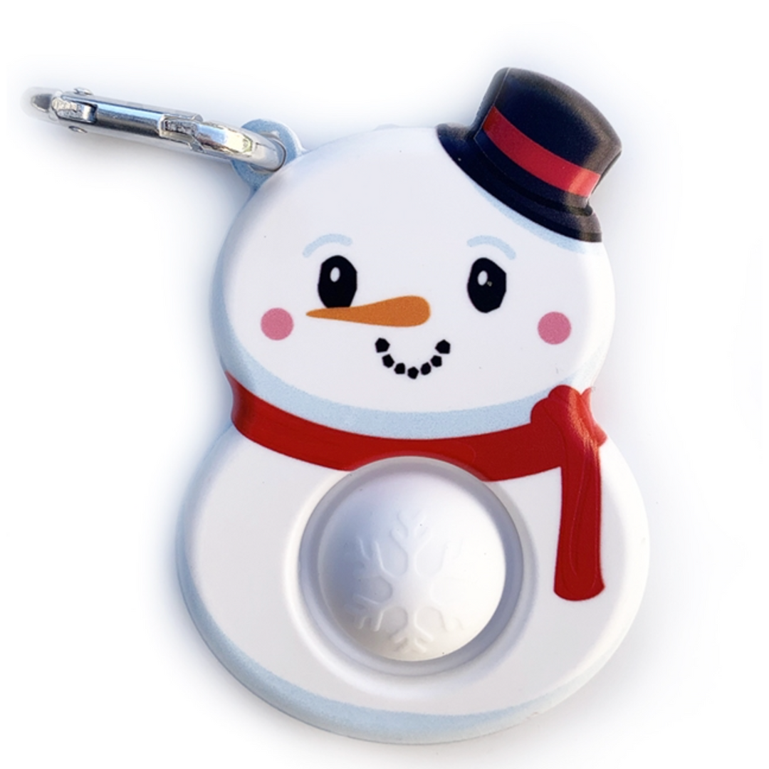 OMG! Mega Pop Snowman KEYCHAIN