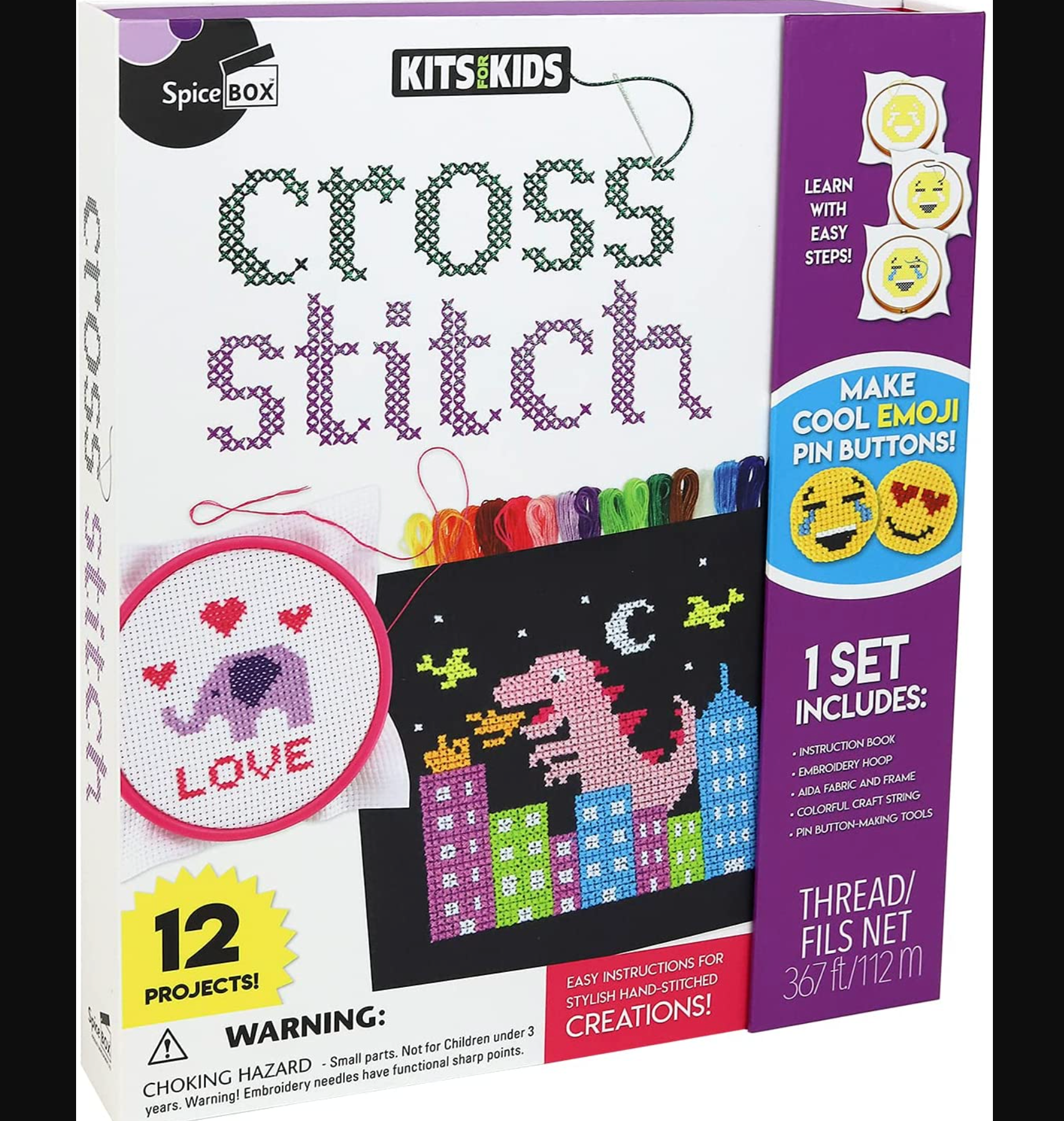 Spicebox Kits for Kids Cross Stitch