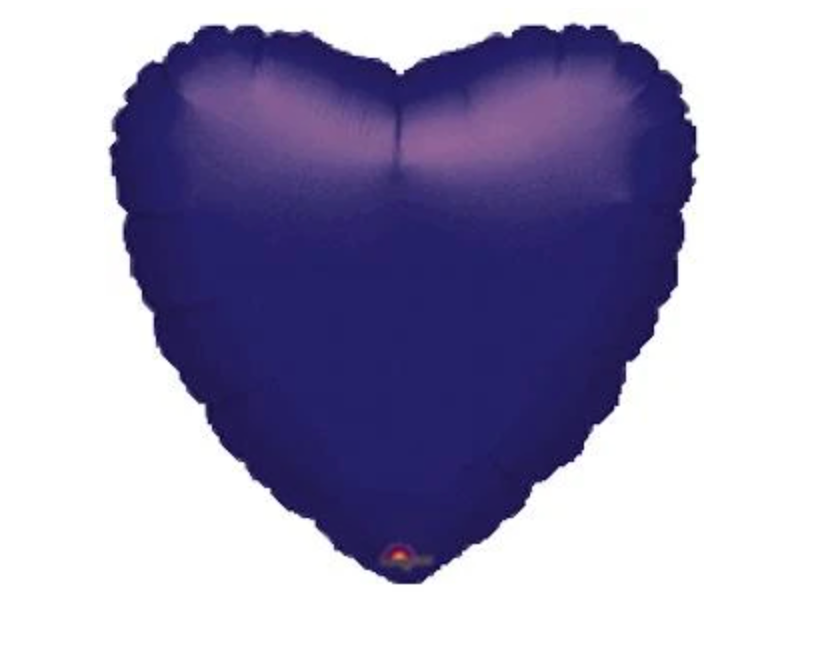 Anagram Metallic Purple Heart