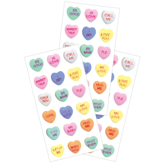 Sweetheart Candy Stickers