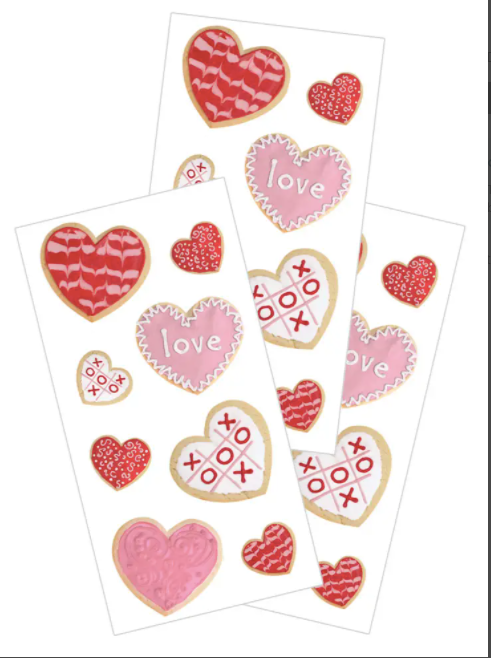 Valentines Cookie Stickers