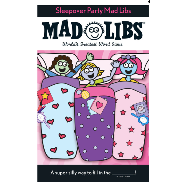 Sleepover Party Mad Libs