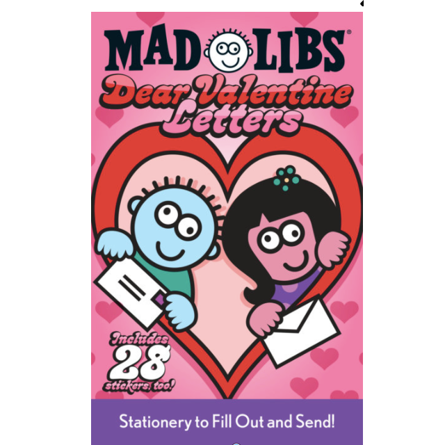 Dear Valentine Letters Mad Libs