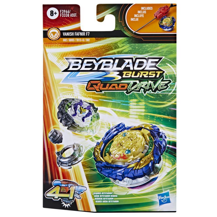 Beyblade Burst QuadDrive  Spinning Top Starter Pack -- Battling Game Top Toy with Launcher