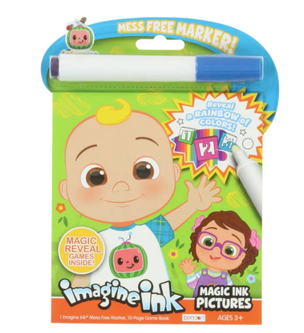 Cocomelon Imagine Ink Magic Pictures Mess-Free Coloring Book