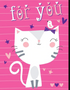 Mini Gift Enclosure Card - Illustrated Kitten