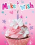 Make a Wish glitter cupcake gift enclosure