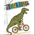 Dinosaur on Bike Gift Enclosure