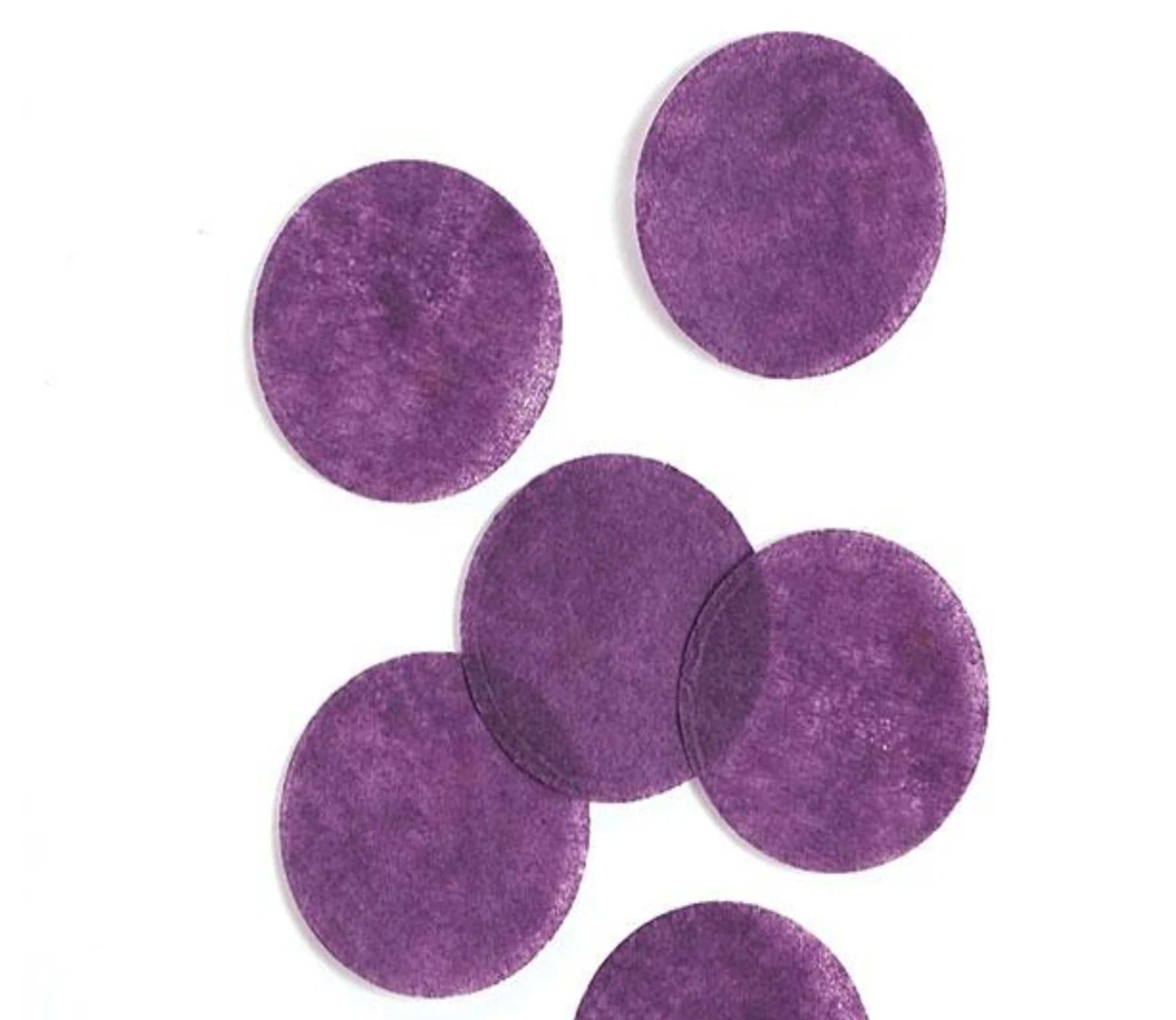 TISSUE PAPER CONFETTI CIRCLES- Purple