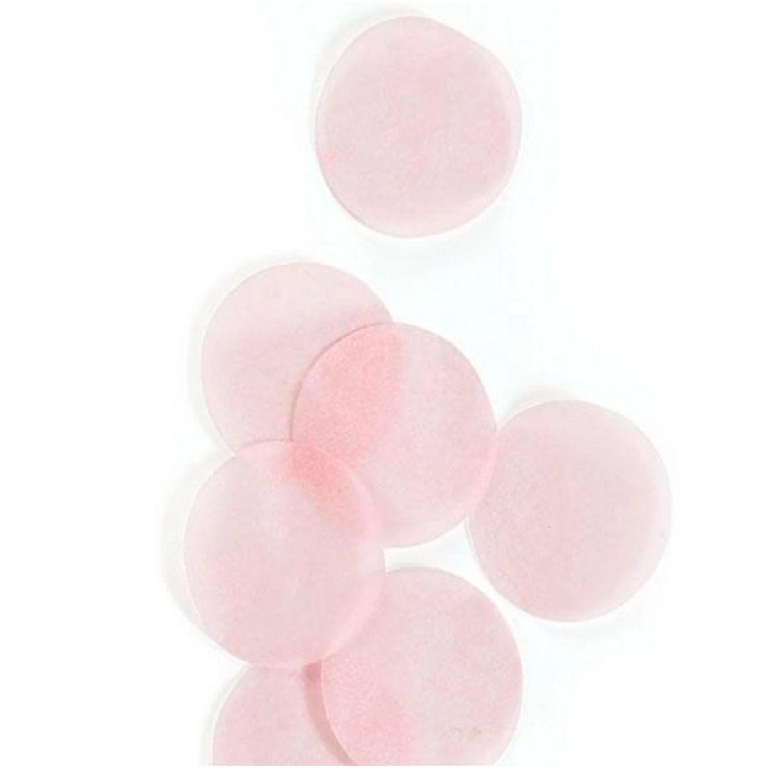TISSUE PAPER CONFETTI CIRCLES- Light Pink
