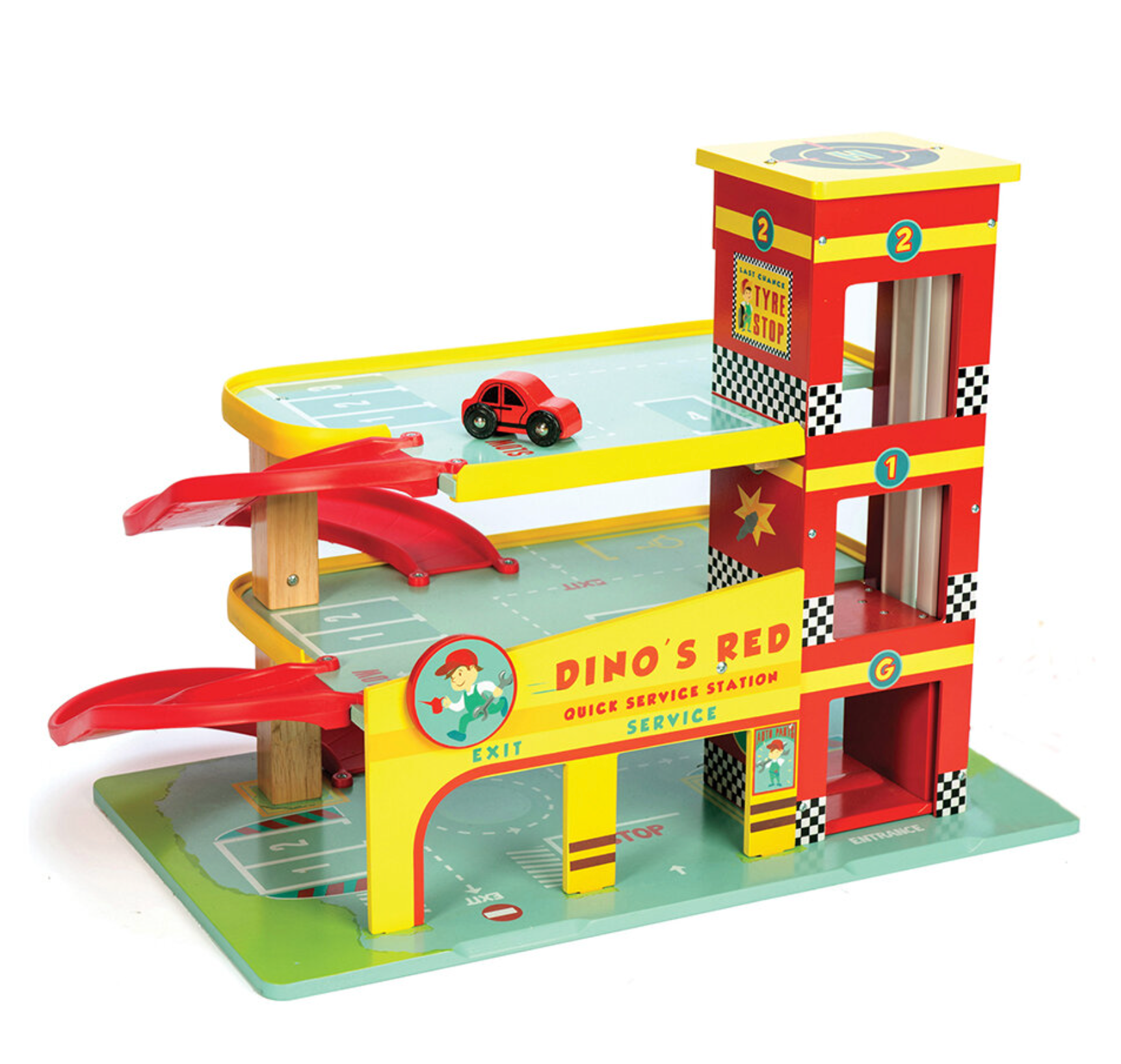 Le Toy Van Dino's Wooden Garage