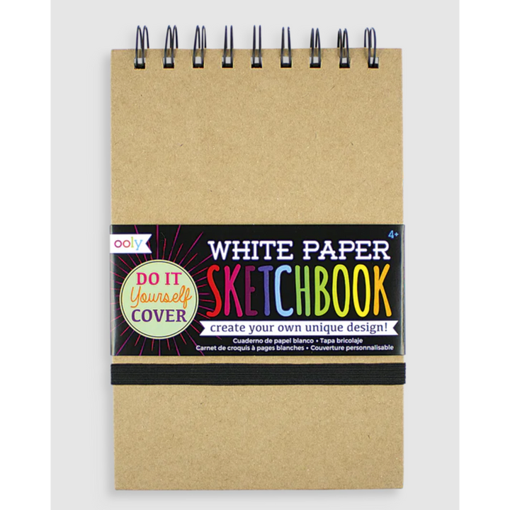 D.I.Y. Cover Sketchbook - White Paper 5"x7.5"