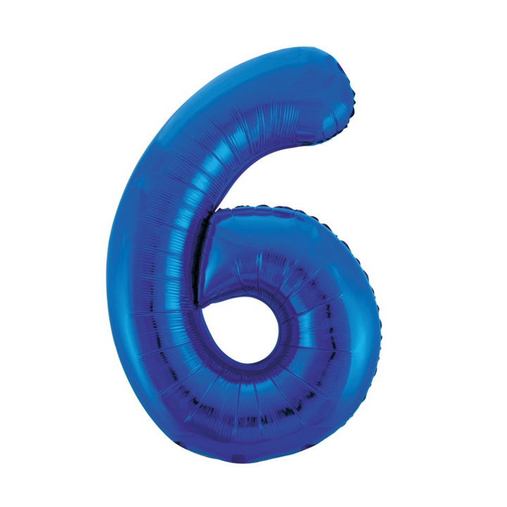 Number Balloons 34"- Blue