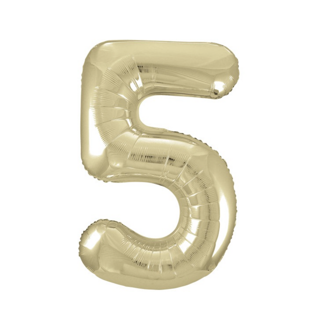 Number Balloons  34"- Gold