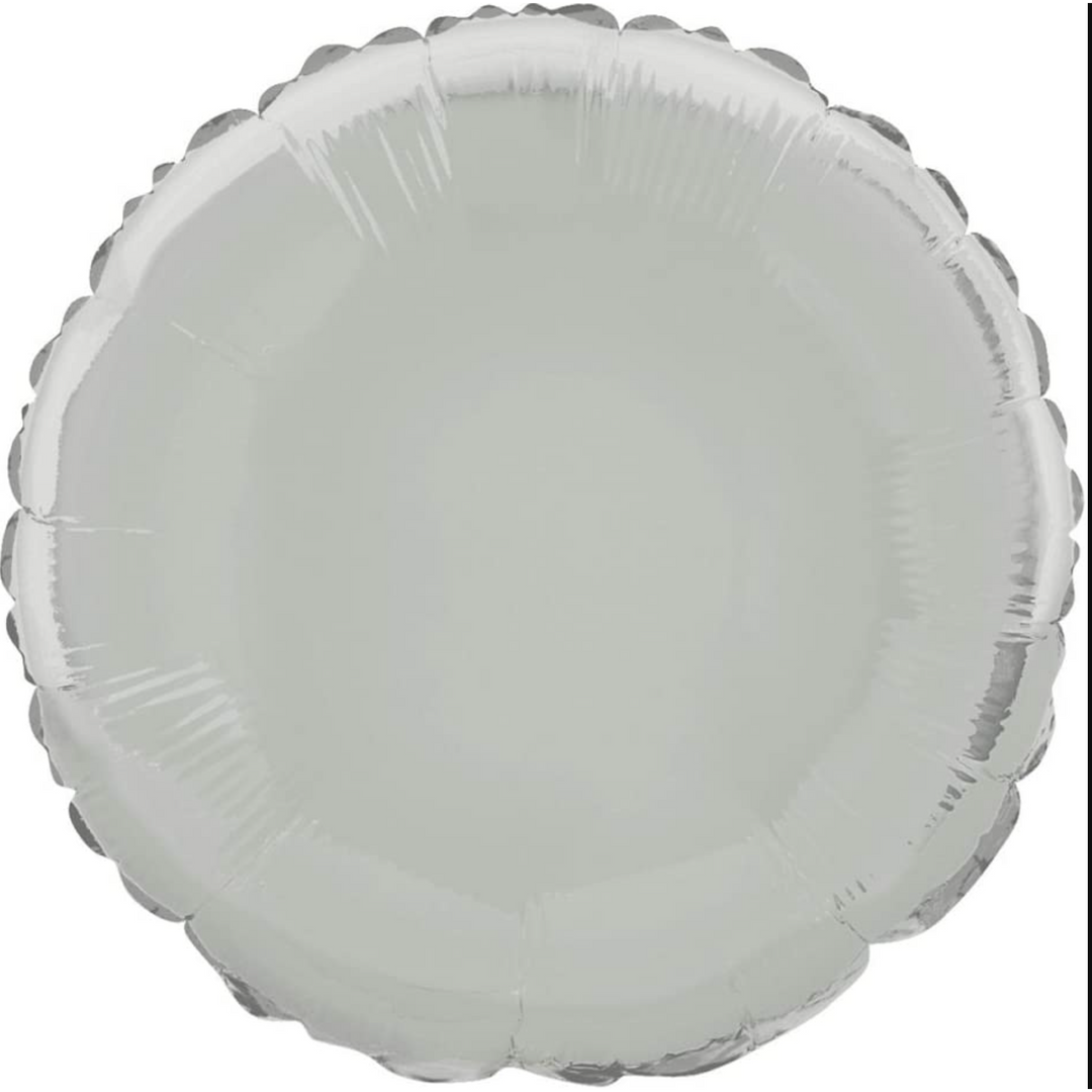 Round Foil Balloon 18" Solid Colors