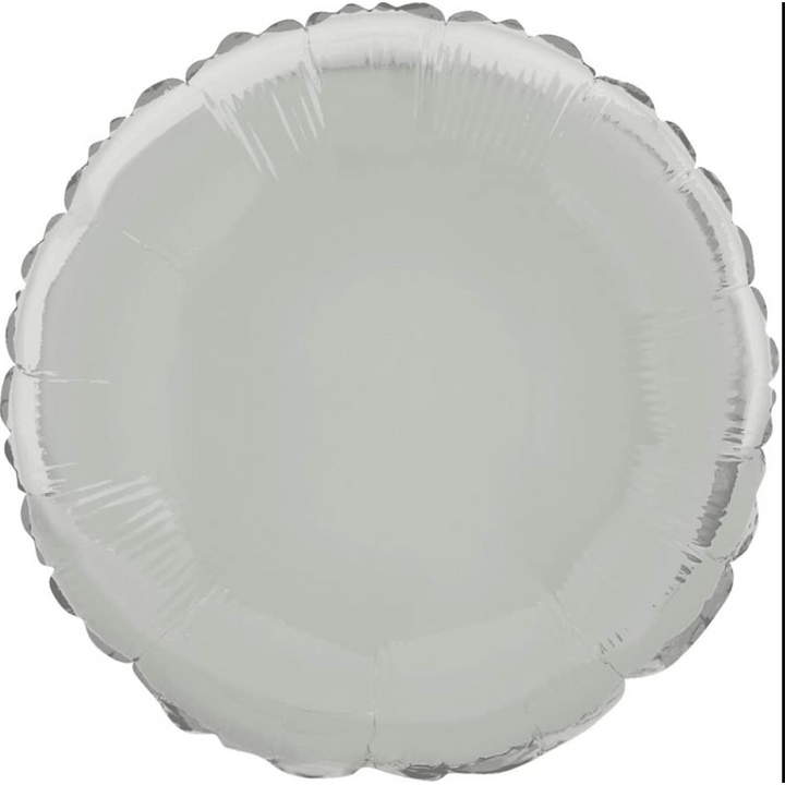 Round Foil Balloon 18" Solid Colors