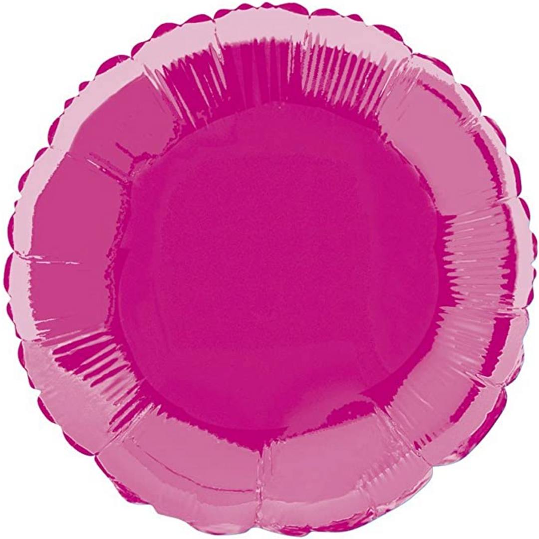 Round Foil Balloon 18" Solid Colors