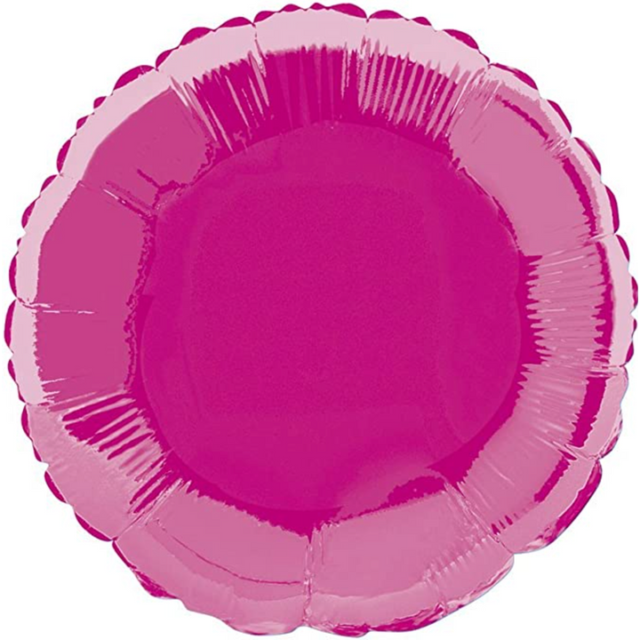 Round Foil Balloon 18" Solid Colors