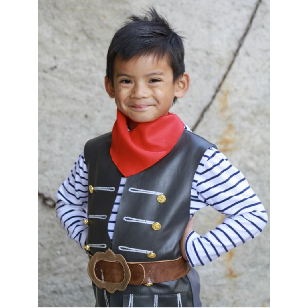 Great Pretenders Scully Pirate costume with Belt and Scarf