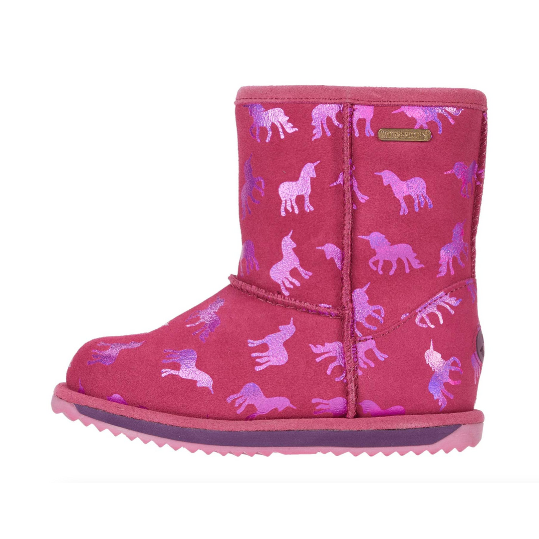 EMU Rainbow Unicorn Brumby Waterproof Boot (Toddler/Little Kid)