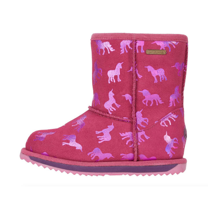 EMU Rainbow Unicorn Brumby Waterproof Boot (Toddler/Little Kid)