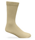 Carolina Ultimate Non-Binding Ribbed Crew Socks 2 Pair Pack  Khaki ( Mens shoe size 9-13)