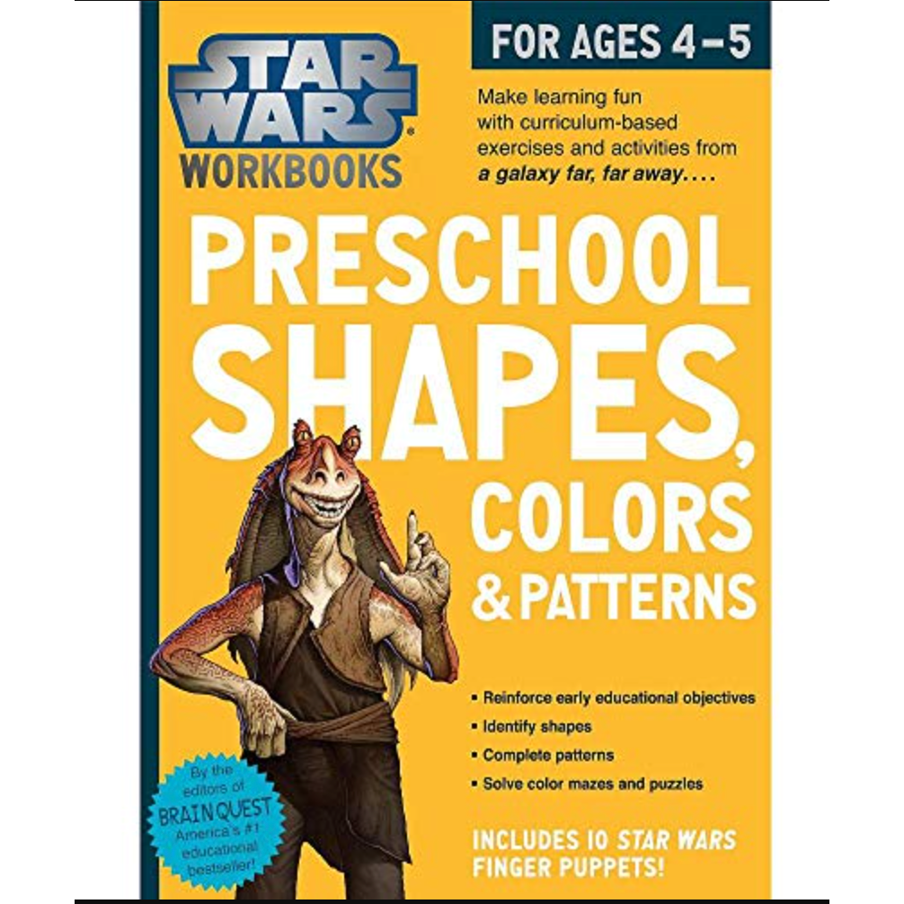 Star Wars Workbook: Preschool Shapes, Colors, and Patterns