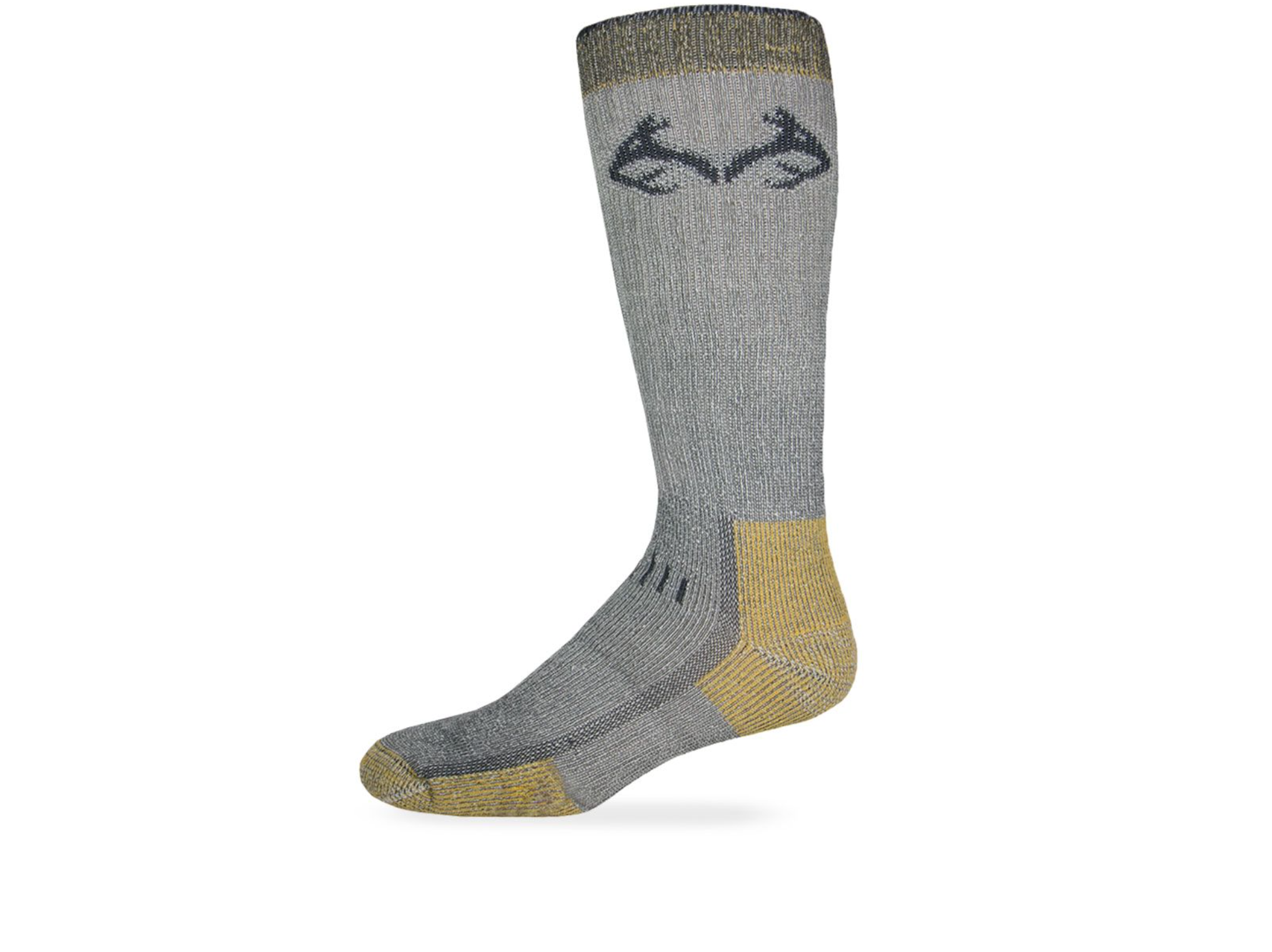 Realtree 80% Merino Wool Uplander Crew Boot Socks 1 Pair