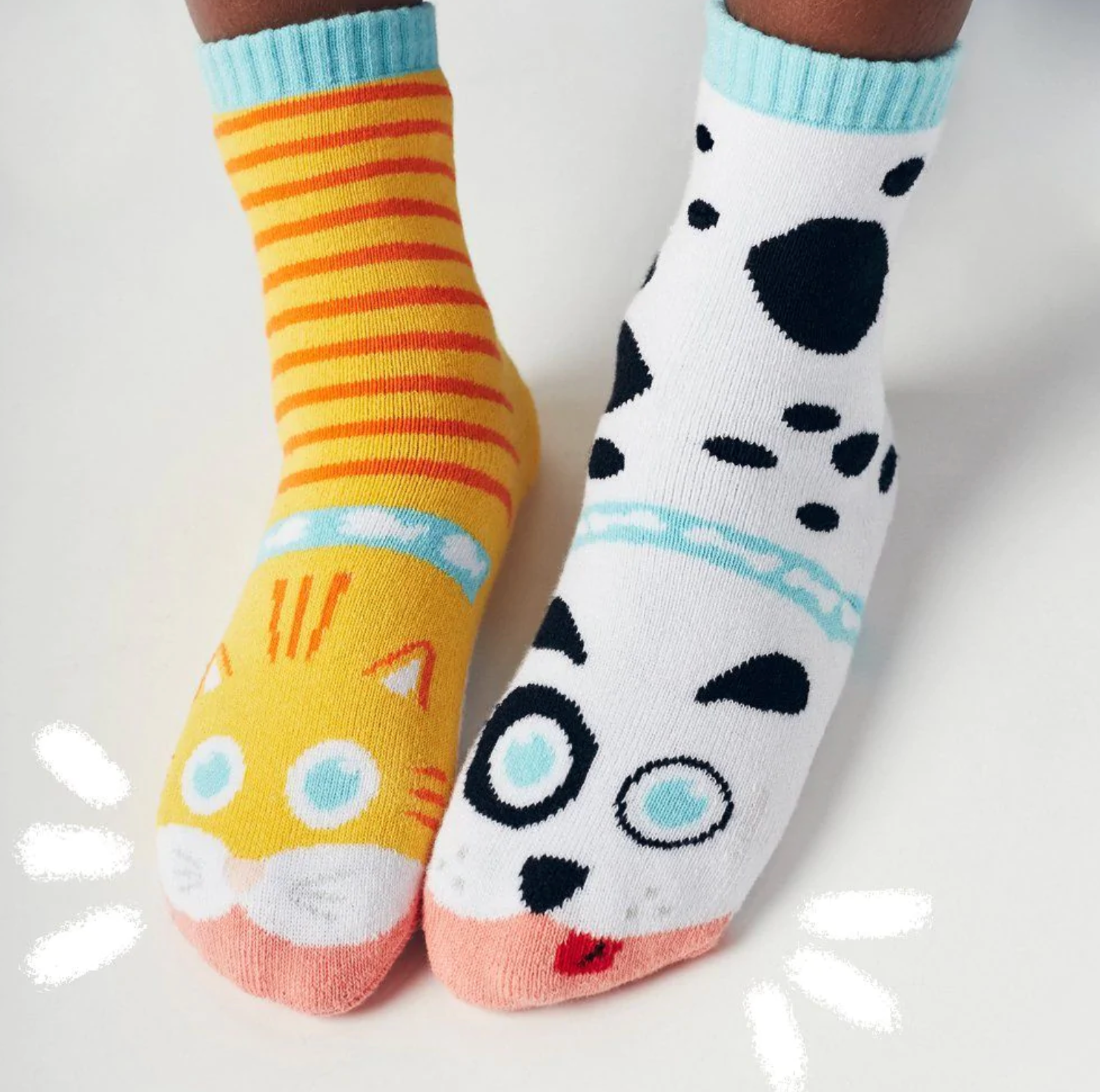CAT & DOG Socks Size 1-3 Yrs