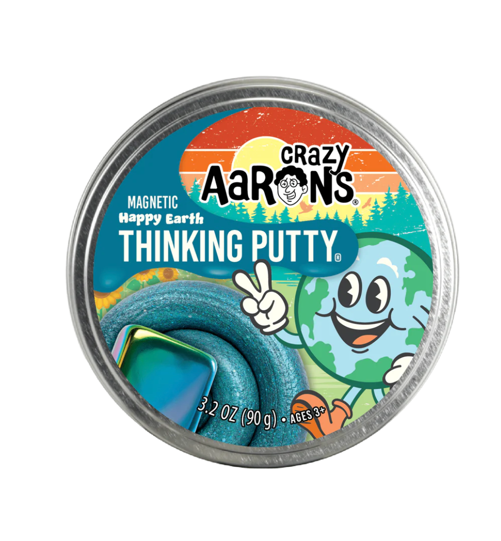 Crazy Aarons Happy Earth Magnetic Thinking Putty