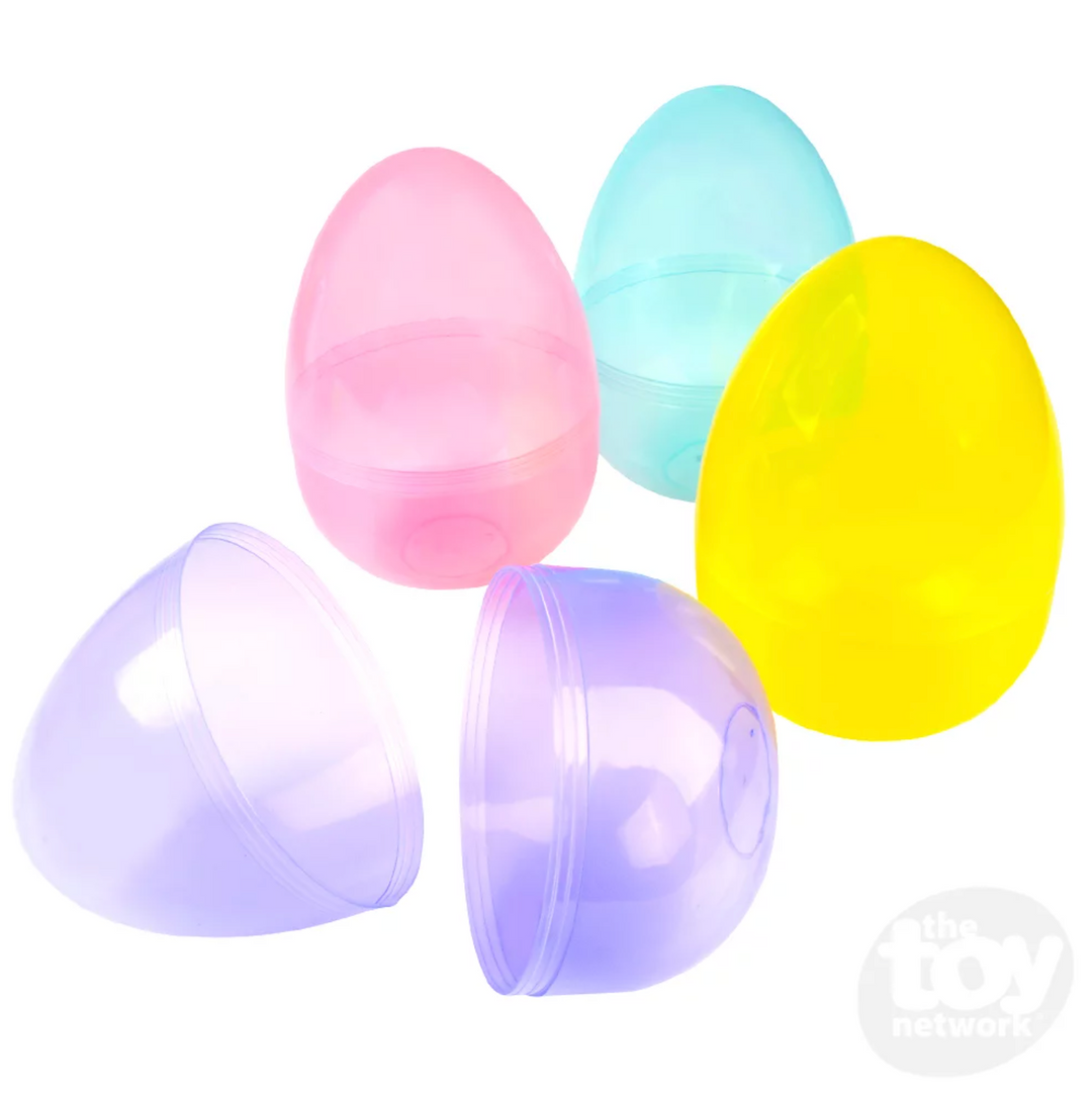 8" Jumbo Plastic Easter Eggs (Assorted - One per order)