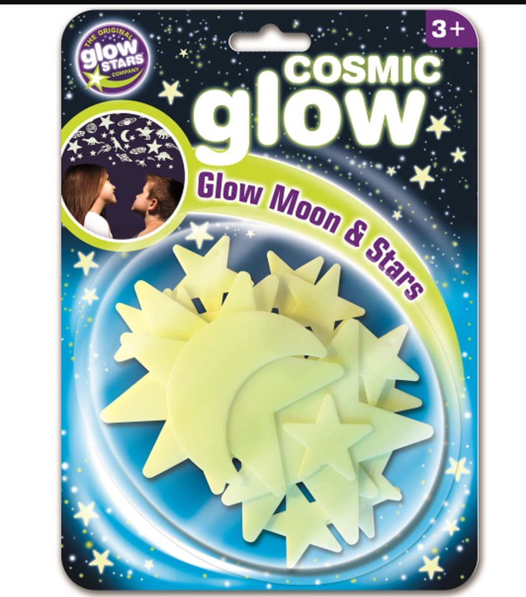 Cosmic Glow Moon & Stars