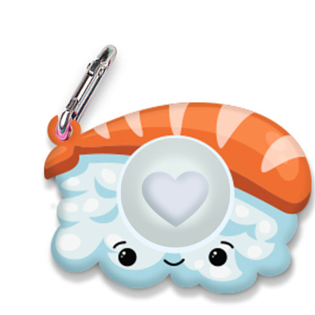 OMG Mega Pop Best Friend Keychains - Sushi/Soy Sauce