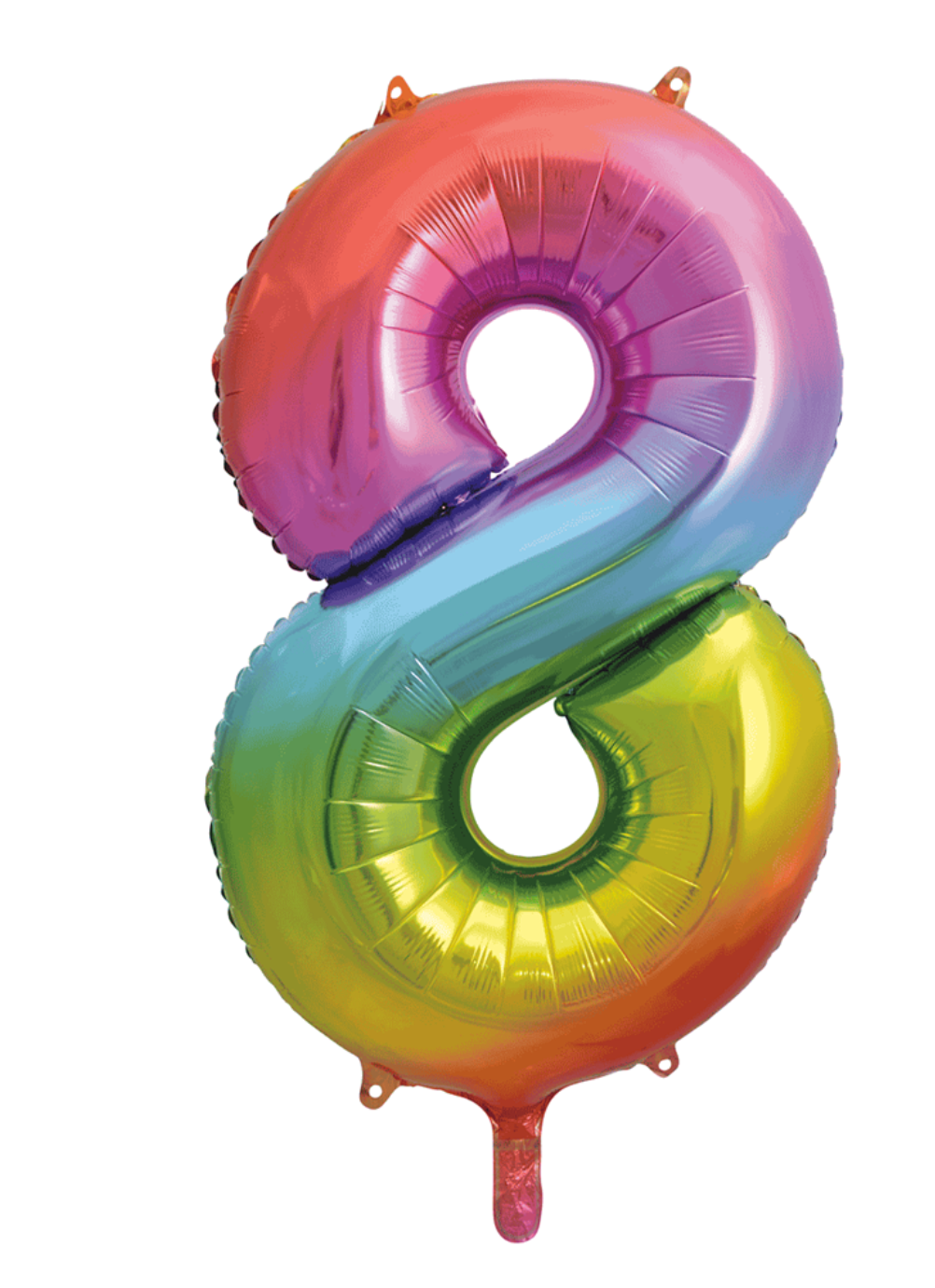 Number Balloons  34"- Rainbow